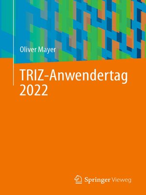 cover image of TRIZ-Anwendertag 2022